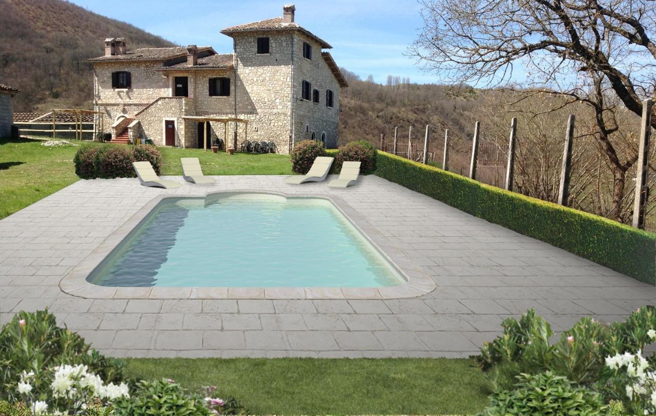 Agriturismo La Commenda-Adults Only Cascia Exteriér fotografie